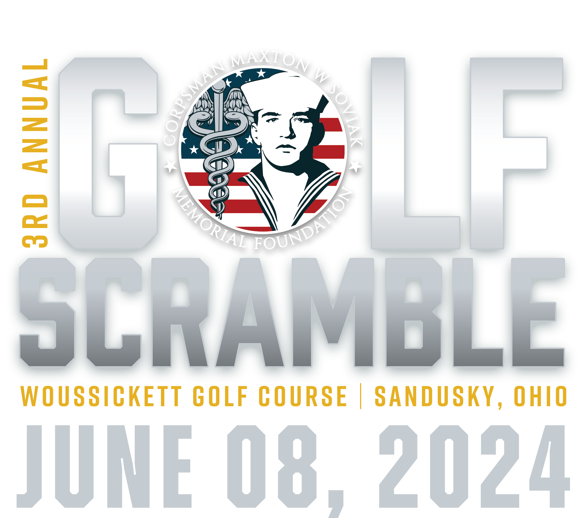 3rd Annual Corpsman Maxton W Soviak Memorial Foundation GOlf Scramble. Woussickett Golf Course, Sandusky Ohio - June 8th, 2024.